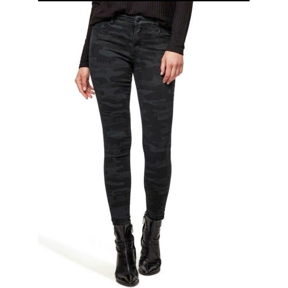 Women's 6 Social Standard By Sanctuary Camouflage Jeans Black